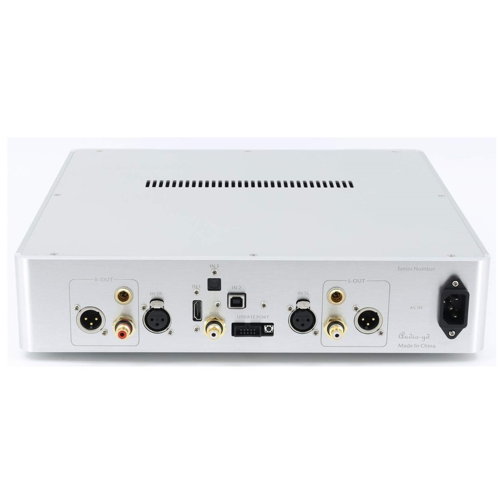 Audio-GD - R28 mk3 - R2R Ladder DAC (PCM / DxD / DSD) with Pre- & Headphone Amplifier