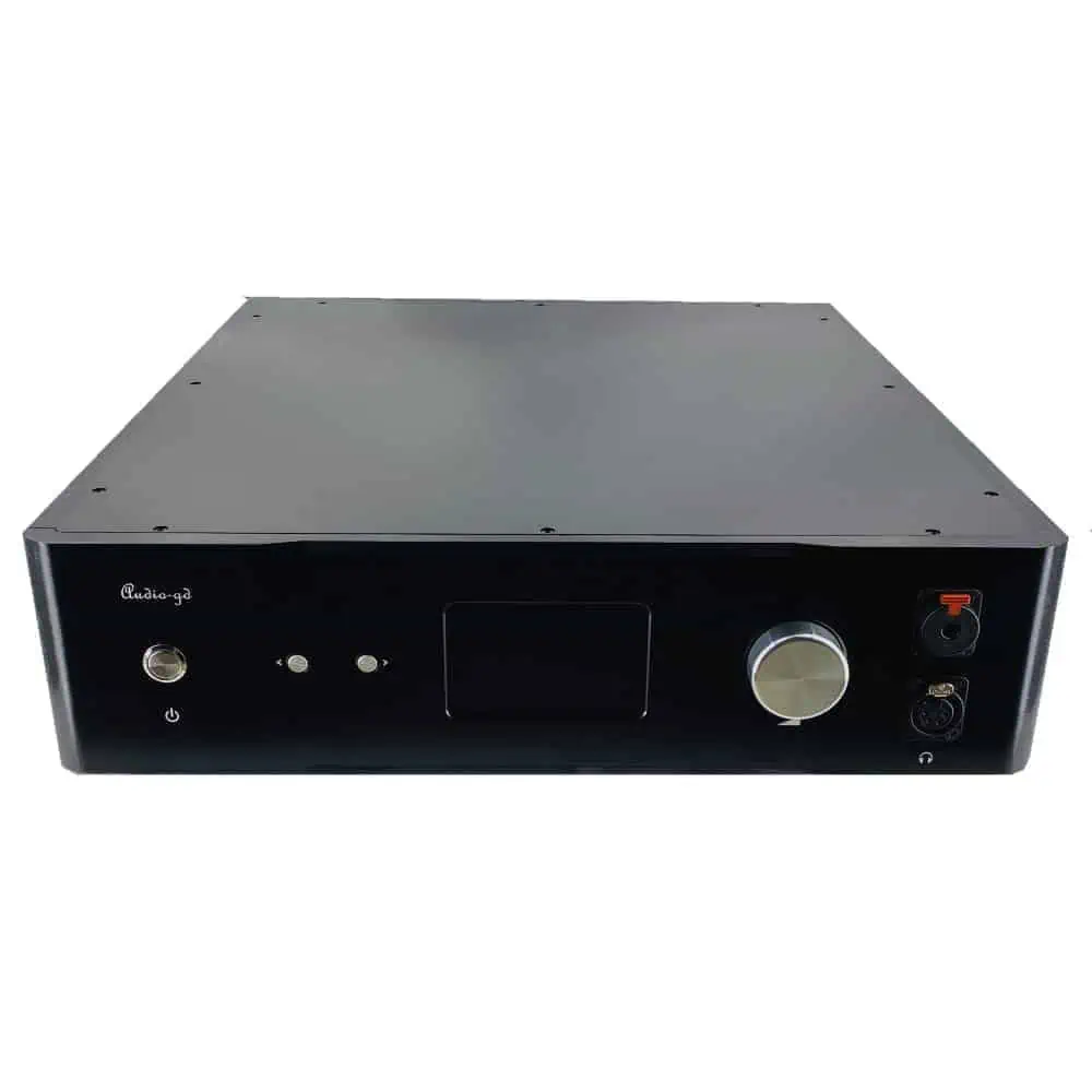 Audio-GD - HE9 mk3 - Regeneratieve PSU gebalanceerde voor-/hoofdtelefoonversterker (RCA, XLR, ACSS)