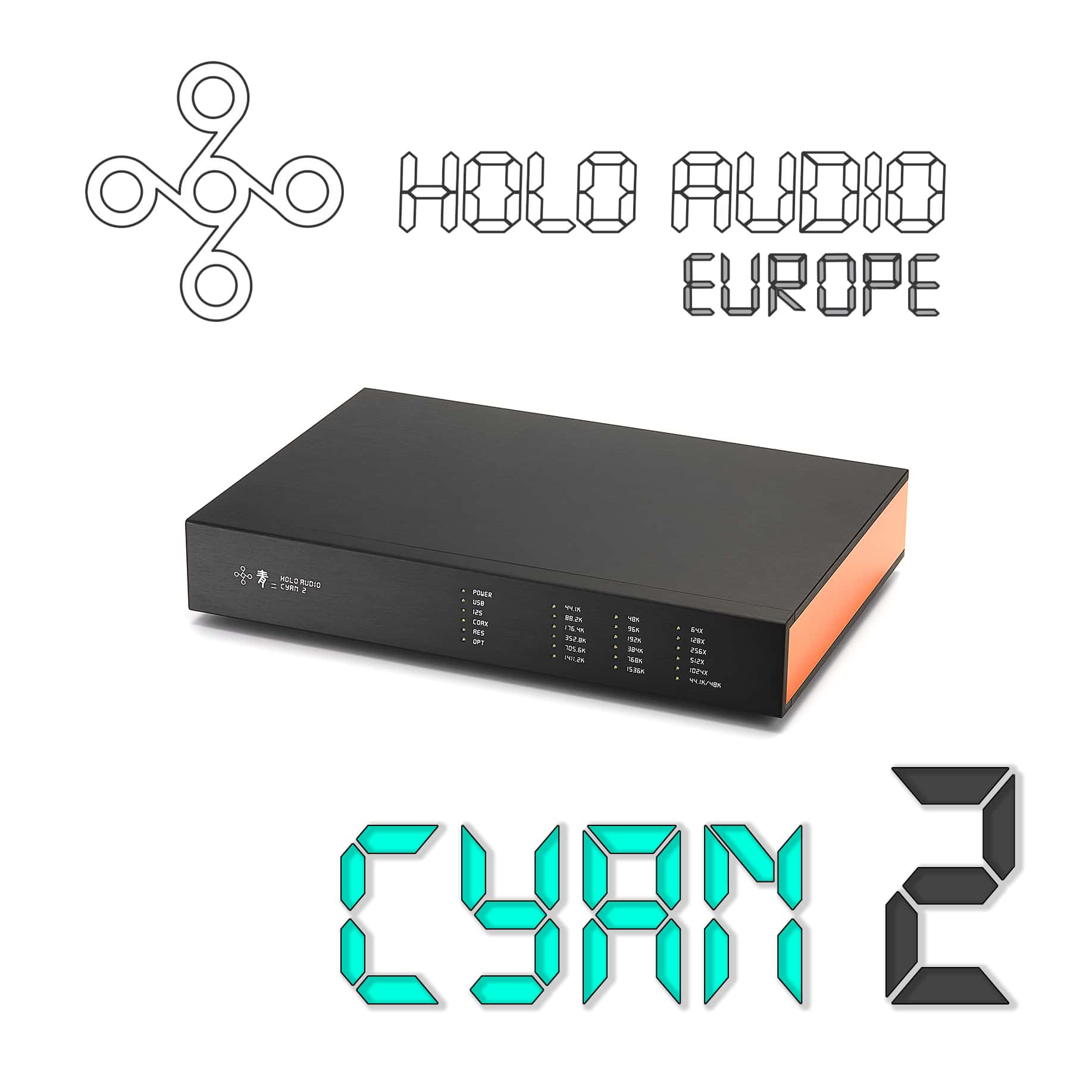 HoloAudio – Cyan 2 DAC (NOS - R2R – DSD1024) • Magna Hifi